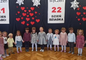 Misie podczas występów z okazji Dnia Babci i Dziadka.