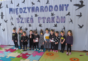 Międzynarodowy Dzień Ptaków grupa Misiów.