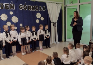 Pani Dyrektor wita wszystkich na Dniu Górnika