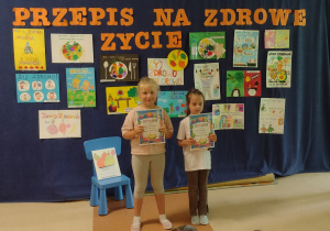 Laureatki konkursu "Przepis na zdrowe życie"