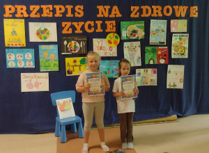 Przedszkolny konkurs plastyczny pt.: "Przepis na zdrowe życie"