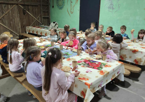 Biedronki zajadają kiełbaski