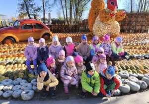 Słoneczka na farmie dyni w Dobroniance