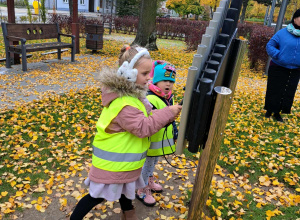 Jesienny spacer Biedronek i Misiów