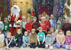 Biedronki z Mikołajem