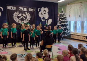 Biedronki podczas występu