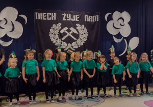 Biedronki przed występem