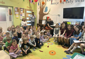 Nasze przedszkolaki z uczniami SP1