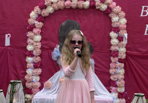 Amelka podczas występu