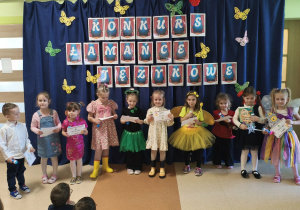 Uczestnicy konkursu z grupy Misiów