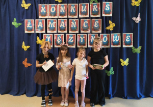 Uczestnicy konkursu z grupy Słoneczek