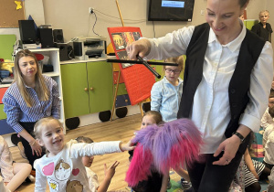 Dzieci miały okazję zobaczyć marionetkę