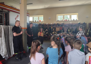 Powitanie przez Pana Strażaka